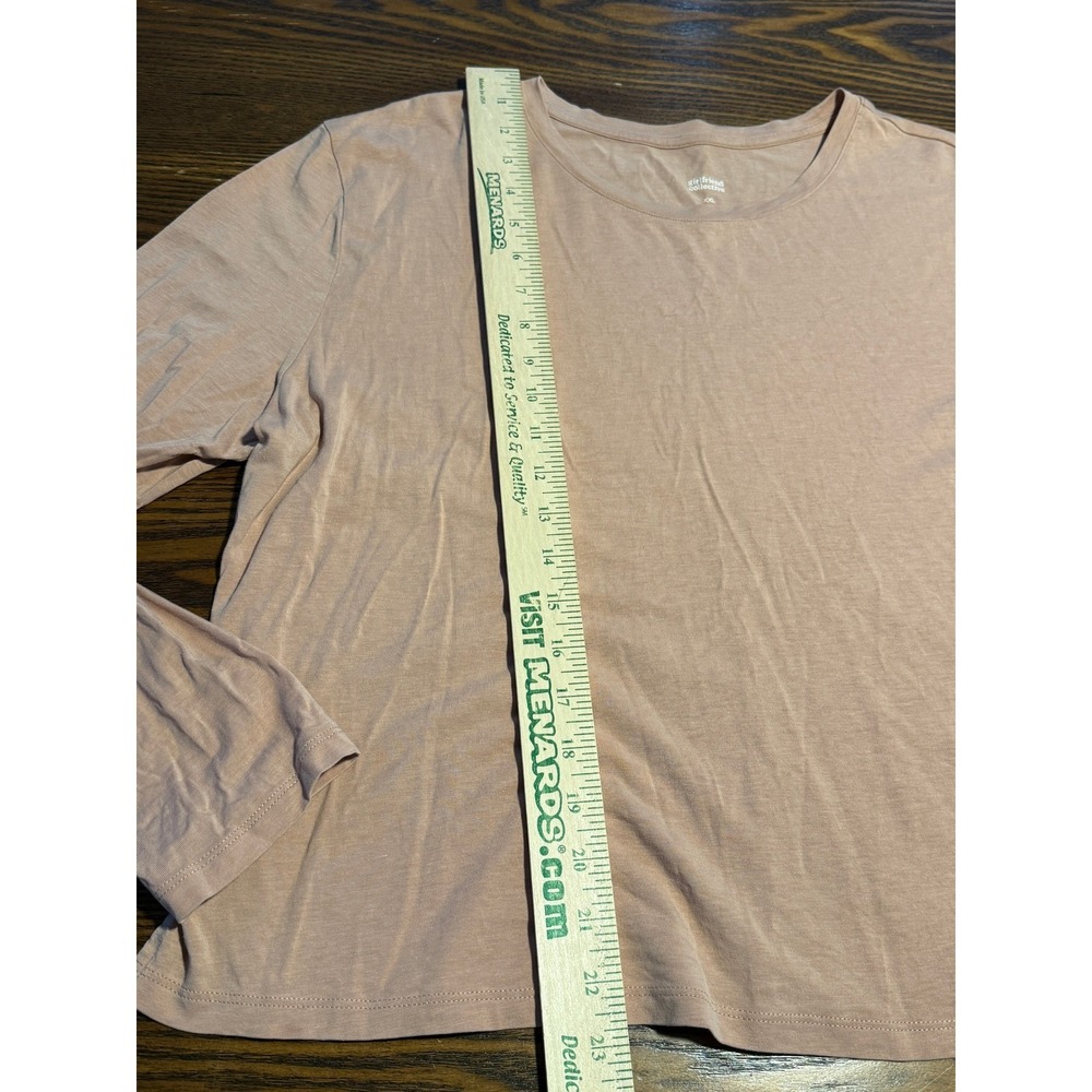Girlfriend Collective Long Sleeve Top Women's XXL Blush Pink Cupro Cotton Blend - Picture 6 of 12